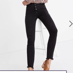 SOLD OUT high rise madewell skinny jeans
